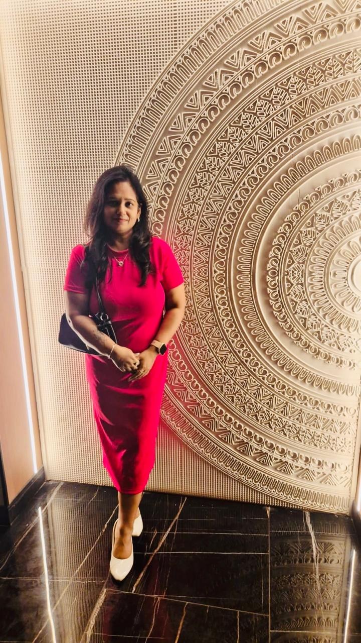 Rachna Saxena, artist and founder of Soulfulart, in her Mumbai studio